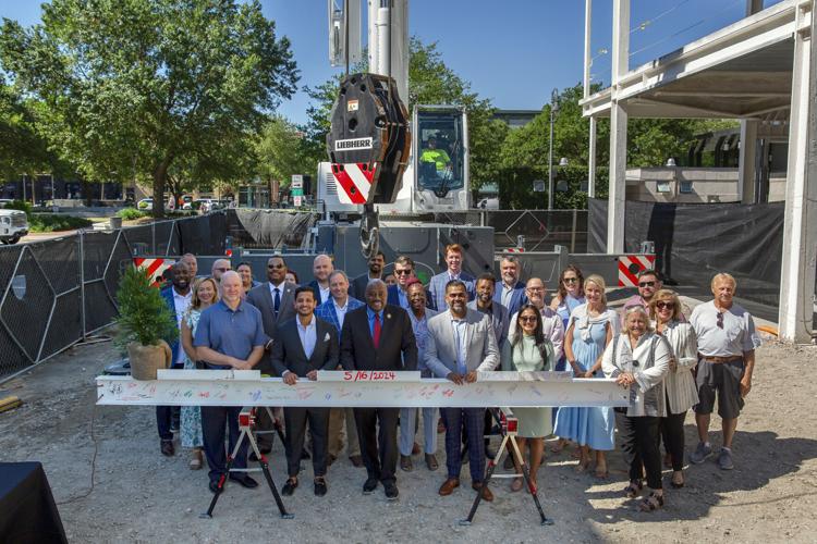 Topping off ceremony held for “the Digby”